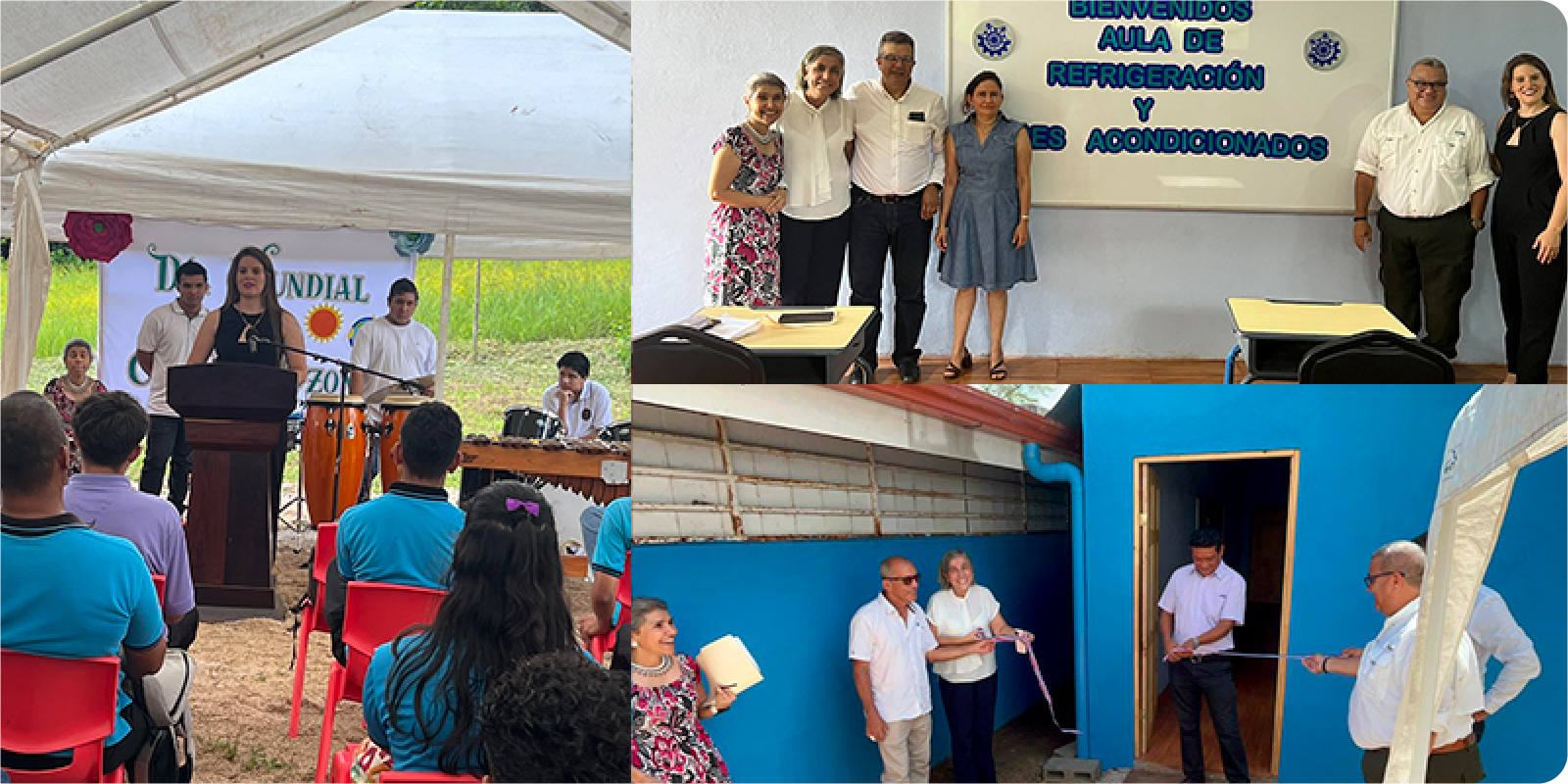 Daikin contribuye a nueva aula-taller en Costa Rica